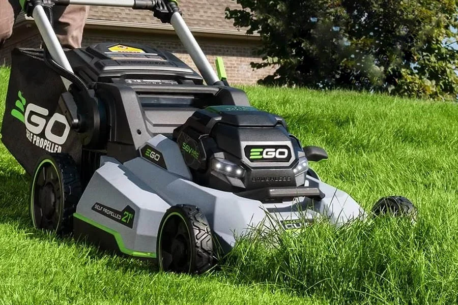 lawn mower self propelled electric